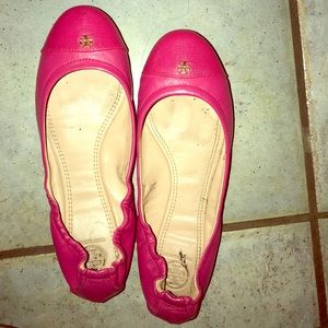Tory Burch Pink Flats